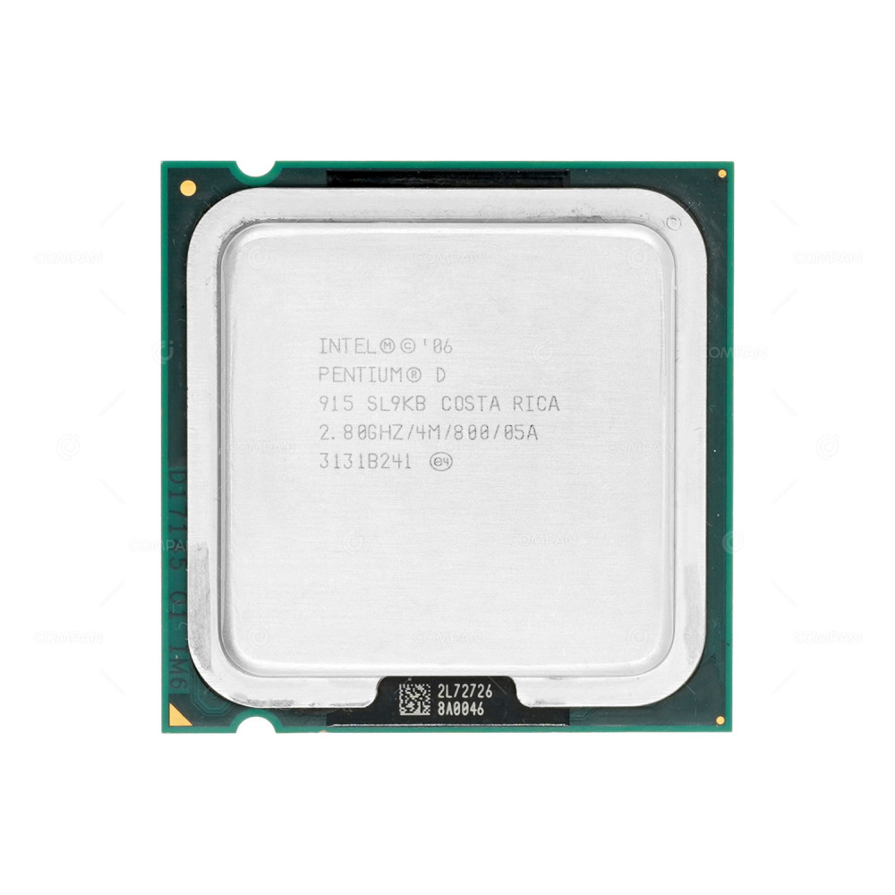 SL9KB INTEL PENTIUM D 915 2.8GHZ 2CORE 4MB CACHE SOCKET LGA775 HH80553PG0724MN